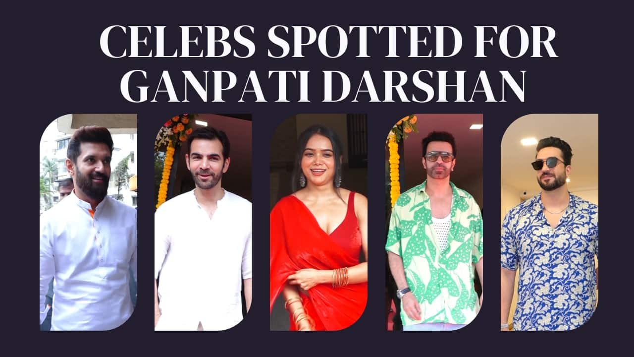 Manisha Rani, Chirag Paswan among others at Sandip Sikcand’s residence for Ganpati Darshan [Video]