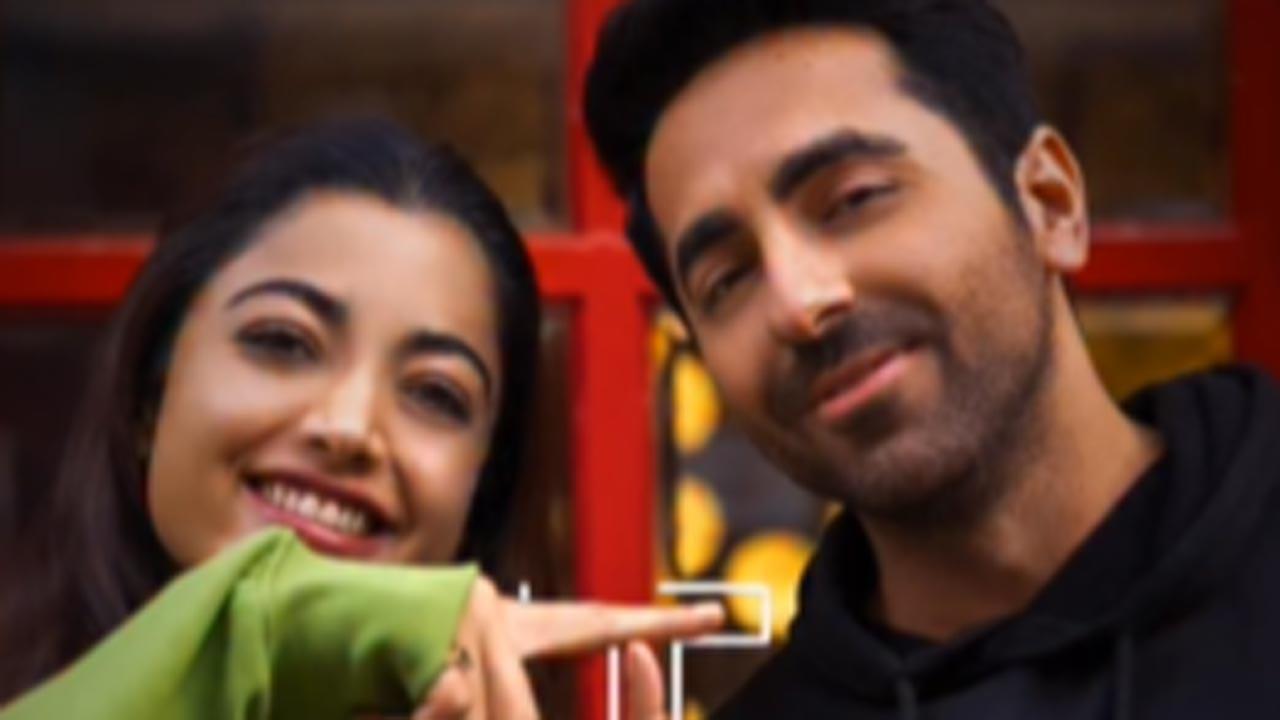Ayushmann Khurrana and Rashmika Mandanna`s `THAMA-kedaar` new year wish