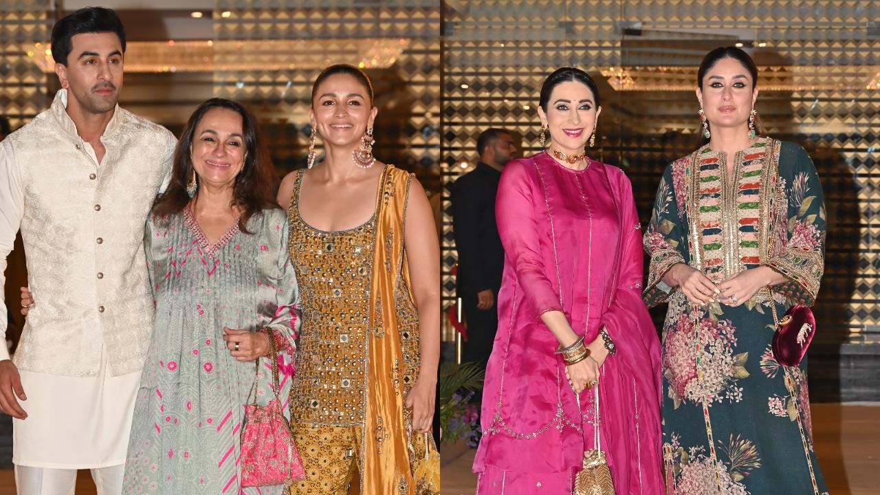 Alia and Kareena turn heads with their outfits at Aadar-Alekha`s mehendi