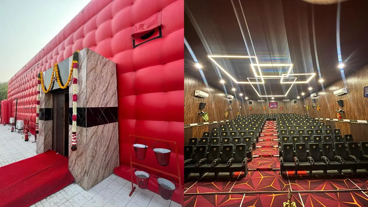 Chiyaan Vikram`s `Veera Dheera Sooran` screened at inflatable theatre
