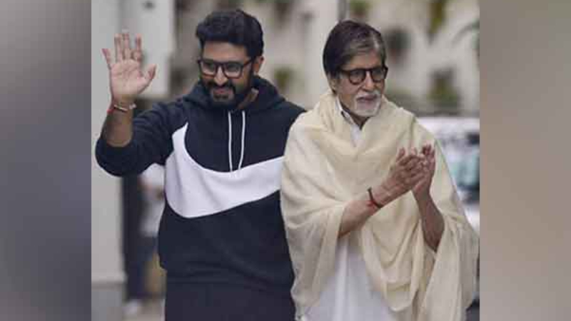 'Proud moment for me as a father': Big B showers love on Abhishek Bachchan as he attends film festival in Tashkent - Public TV English
