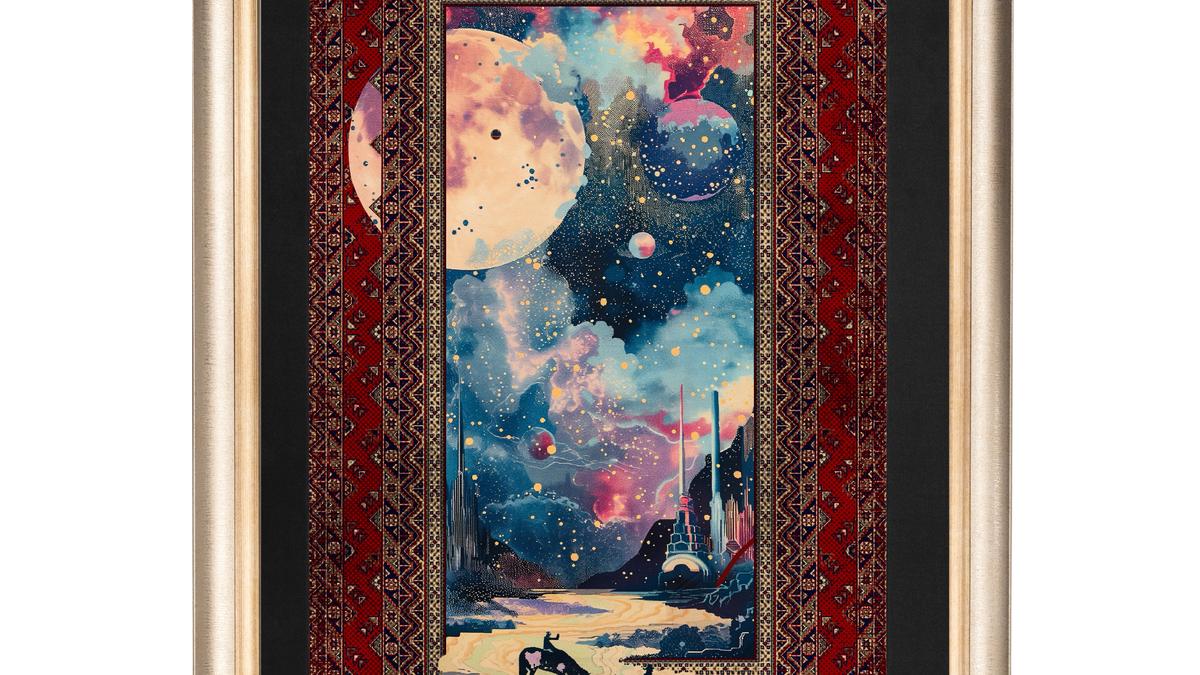 Artist Fannan Raza channels his creativity with carpets