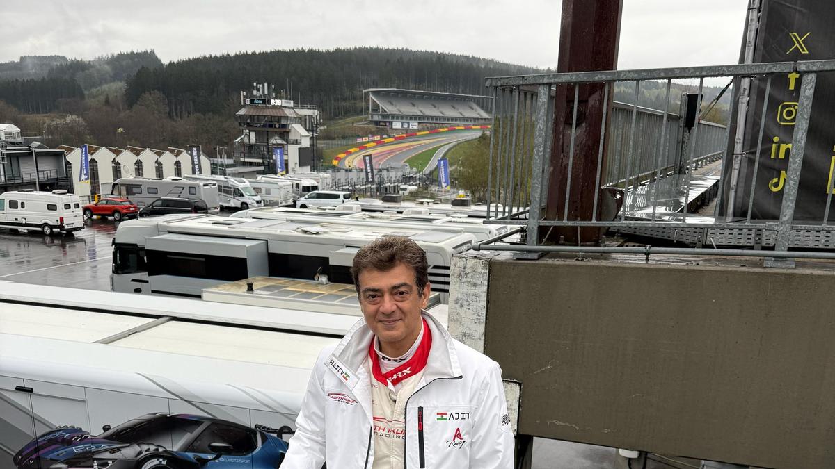 Basking in the success of ‘Good Bad Ugly’, Ajith Kumar reaches Belgium for next race