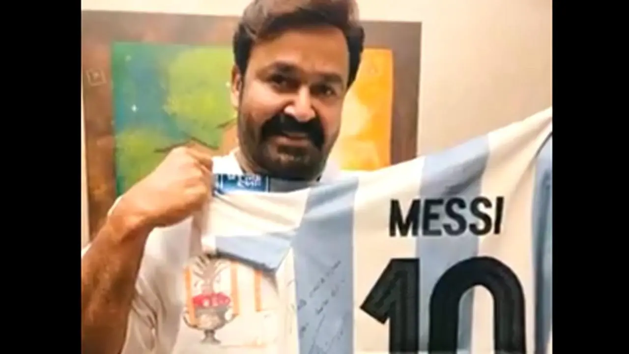 `My heart skipped a beat`: Mohanlal receives an unforgettable gift from Lionel M