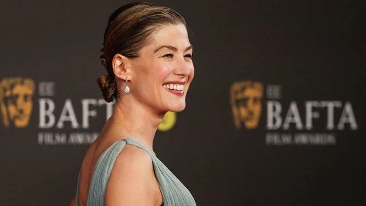 What was Rosamund Pike worried about while filming for ‘Die Another Day`?