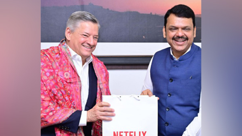 'Had a fruitful meeting': Maharashtra CM Devendra Fadnavis meets Netflix's co-CEO Ted Sarandos - Public TV English