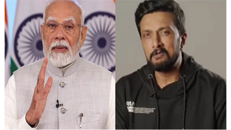 Kichcha Sudeepa pens letter to PM Modi, lauds 'Operation Sindoor' - Public TV English