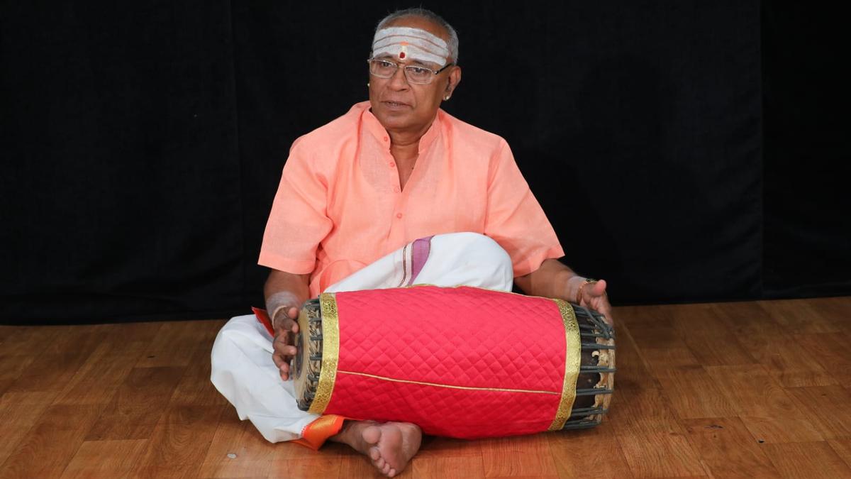Nellai Kannan on the art of playing the mridangam for dance