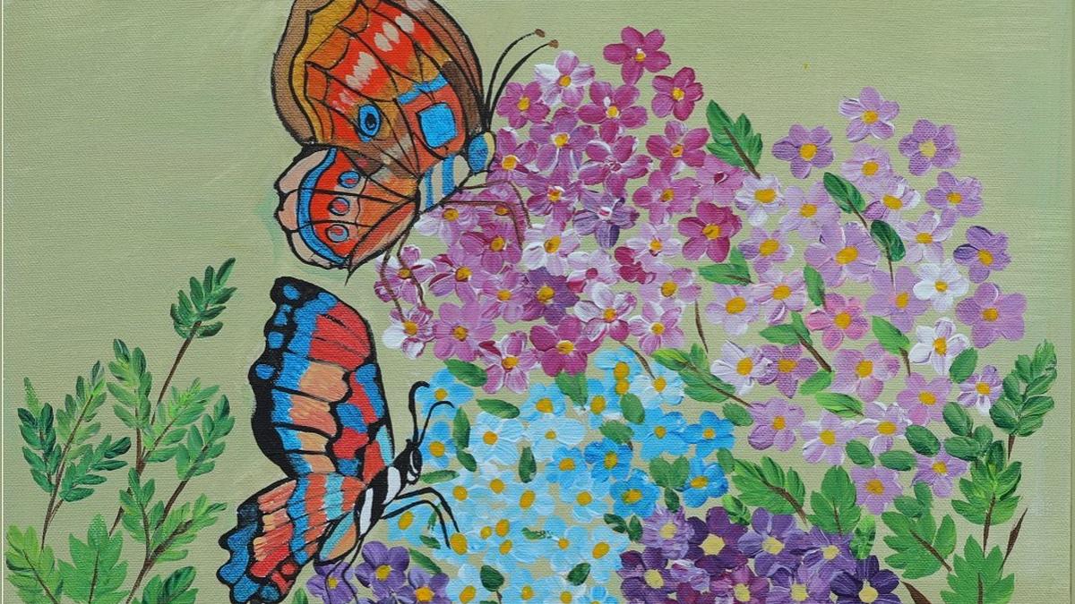 Sublime Galleria Bengaluru hosts acrylic artist Badrunissa Irfan’s latest art collection Whimsical Worlds