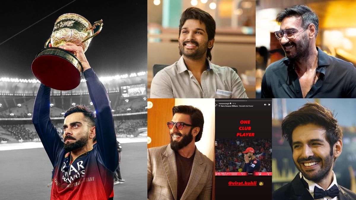 Allu Arjun, Ranveer Singh, Kartik Aaryan and more congratulate Virat Kohli and RCB for winning maiden IPL title