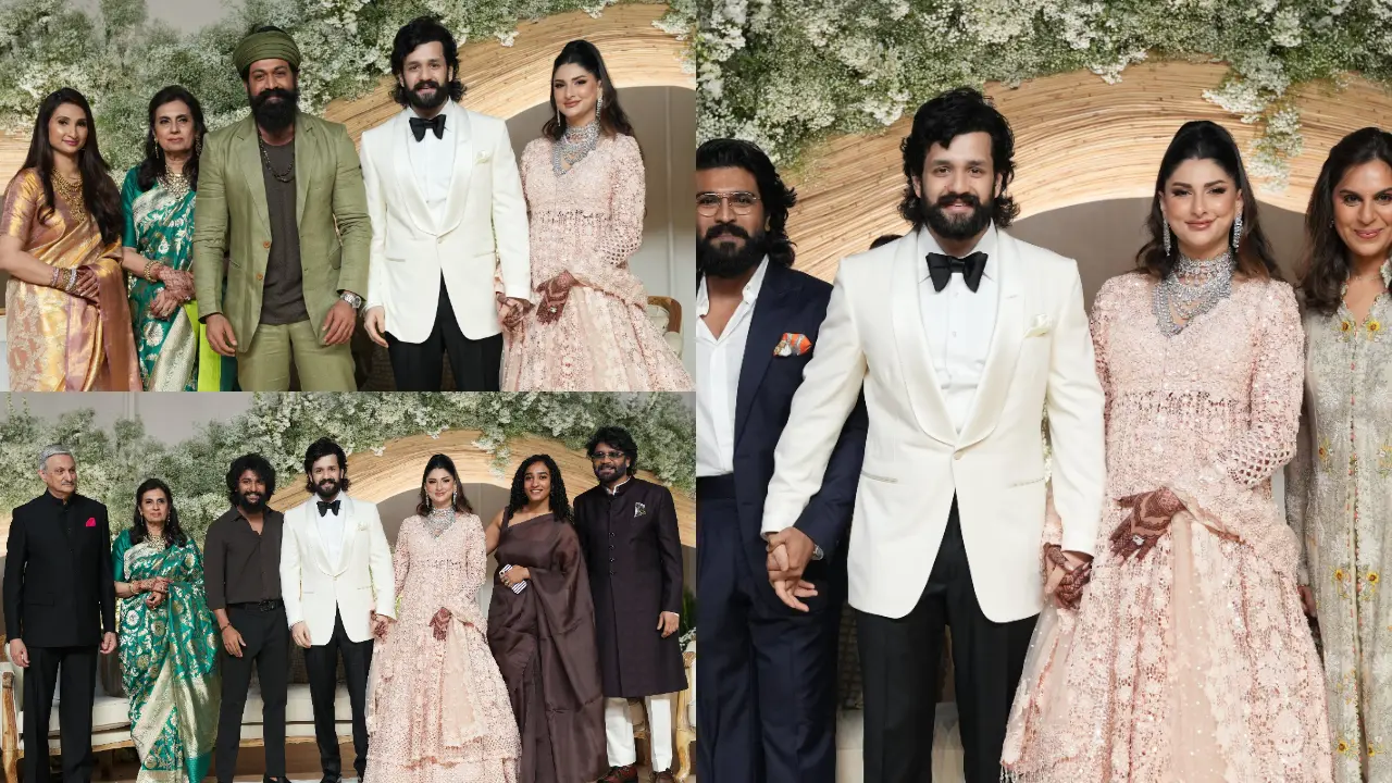 Inside Akhil Akkineni and Zainab Ravdjee`s star-studded reception