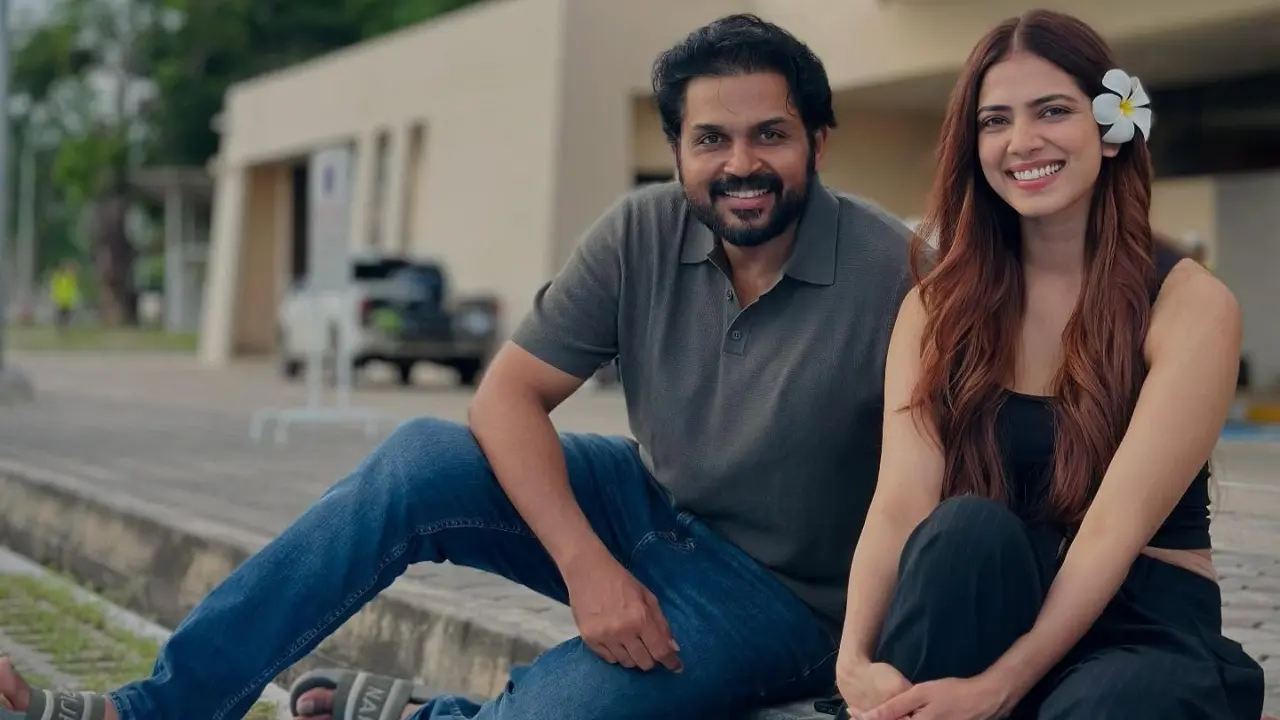 Malvika Mohanan, Karthi wrap up Sardar 2 in Bangkok