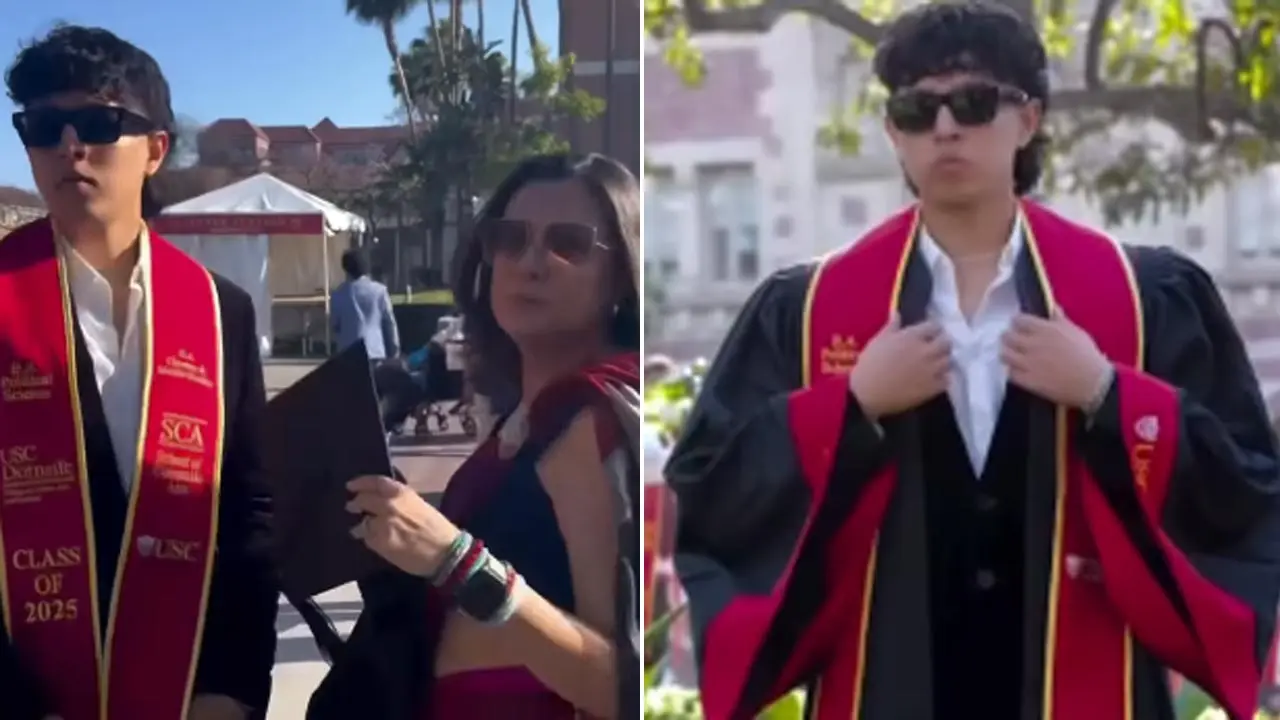 Mini Mathur celebrates son Vivaan`s USC graduation in heartfelt post